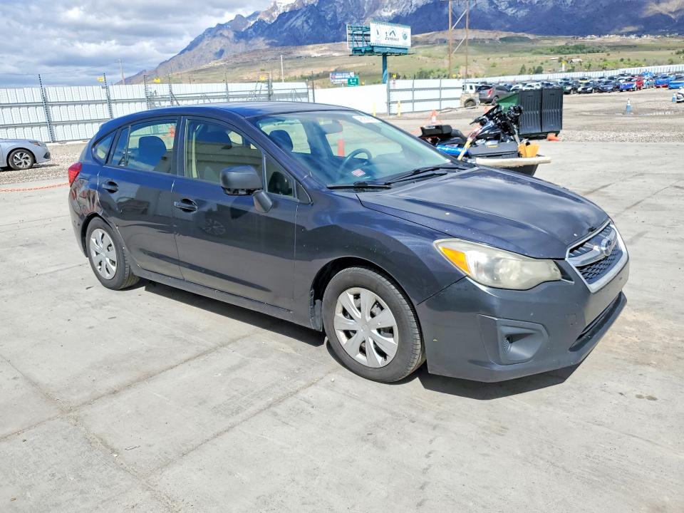 2014 Subaru Impreza VIN JF1GPAA63E8215681 COPART salvage auction — REAR END, Ut - Salvage Certificate, sold $675 on 2026-07-06 (photo 4)