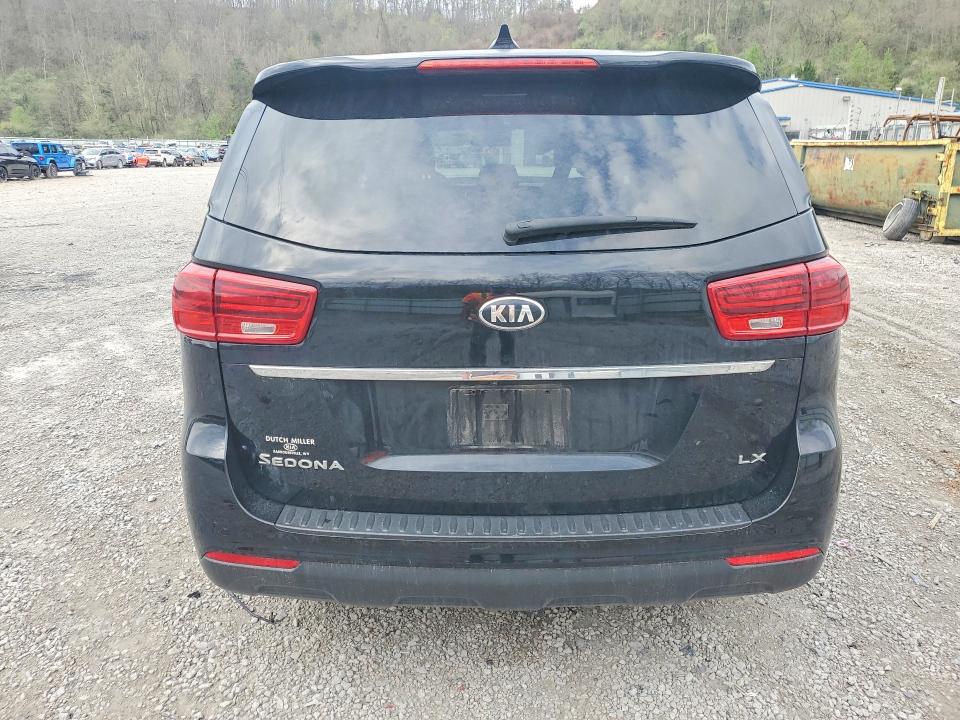 2021 Kia SEDONA VIN KNDMB5C17M6667857 COPART salvage auction — FRONT END, Wv - Salvage Certificate, sold $225 on 2026-07-30 (photo 6)