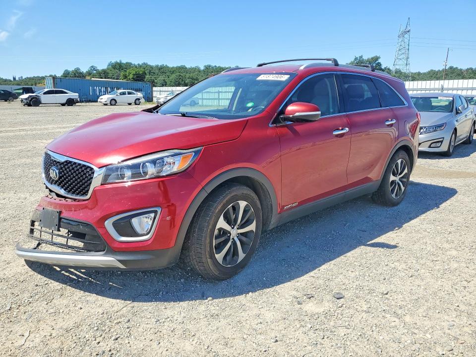 2016 Kia Sorento VIN 5XYPHDA51GG158716 COPART salvage auction — FRONT END, Ca - Salvage Certificate, sold $1,450 on 2026-07-10 (photo 1)