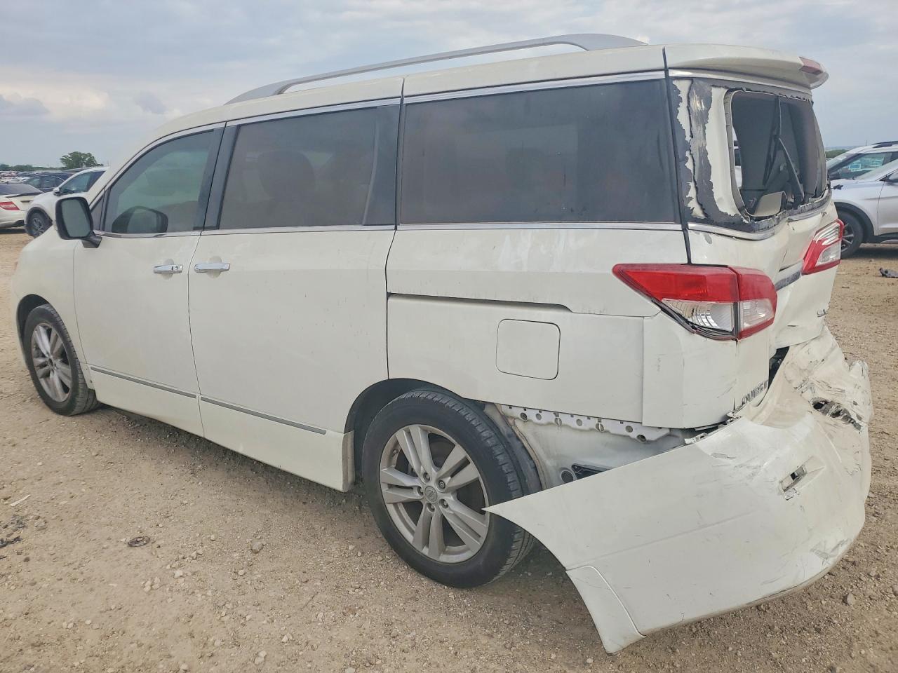2015 Nissan Quest VIN JN8AE2KP6F9131034 COPART salvage auction — Rear End, TX - CERTIFICATE OF TITLE, sold $750 on 2026-07-08 (photo 2)