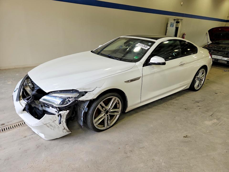 2016 BMW 6er VIN WBA6H1C55GD932985 COPART salvage auction — FRONT END, Va - Cert Of Title - Salvage, sold $225 on 2026-07-31 (photo 1)