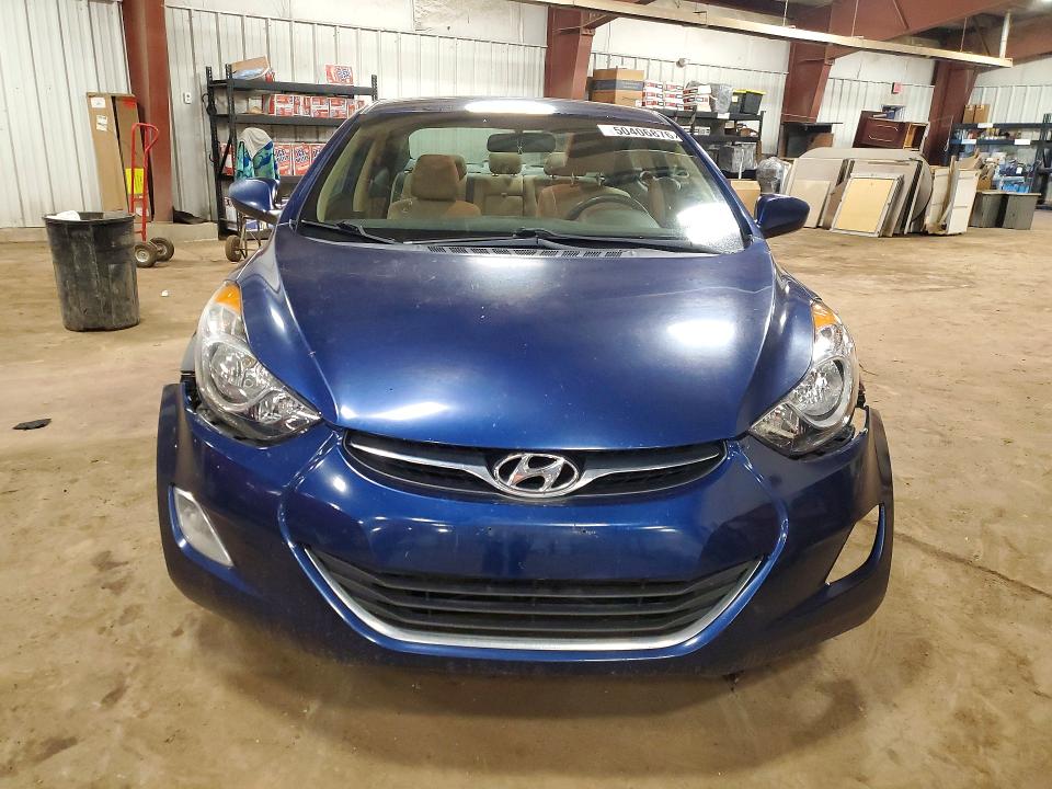 2013 Hyundai Elantra VIN KMHDH4AE4DU536147 COPART salvage auction — REAR END, Mi - Certificate Of Title, sold $200 on 2026-07-10 (photo 5)