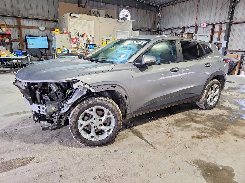 2024 Chevrolet Trax VIN KL77LFE26RC025349 COPART salvage auction — FRONT END, Mo - Salvage Certificate Of Title, sold $4,200 on 2026-07-14 (photo 1)