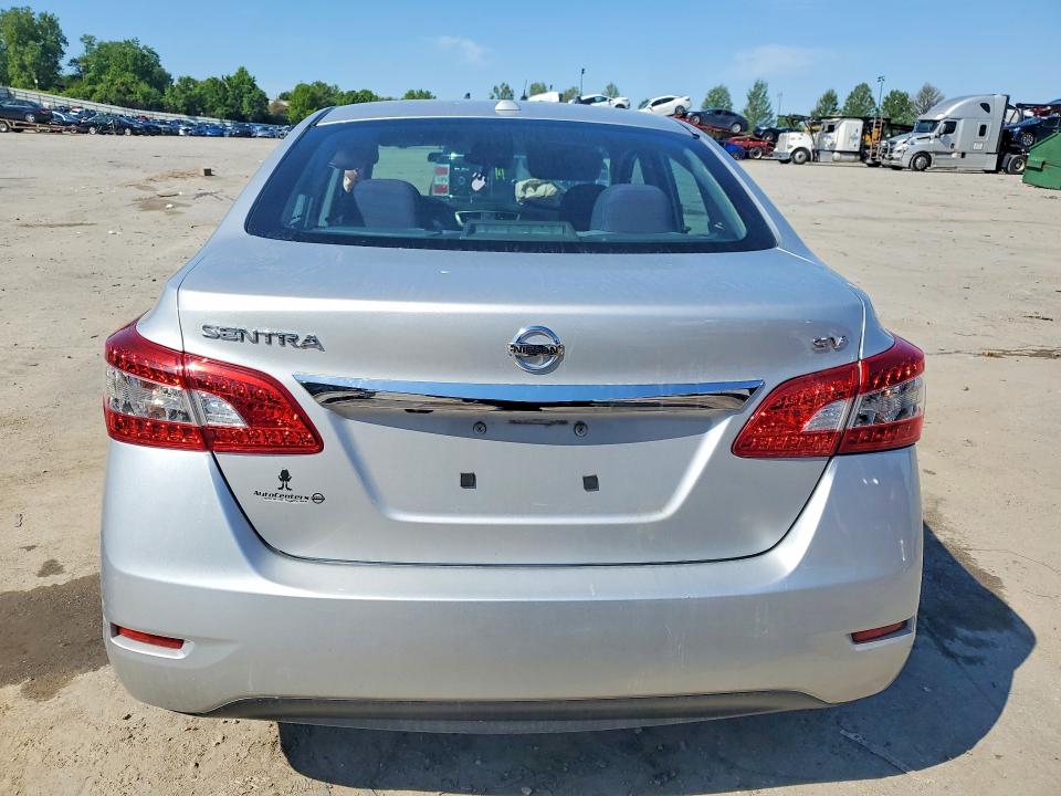 2015 Nissan Sentra VIN 3N1AB7APXFL695606 COPART salvage auction — FRONT END, MO - SALVAGE CERTIFICATE OF TITLE, sold $325 on 2026-07-02 (photo 6)
