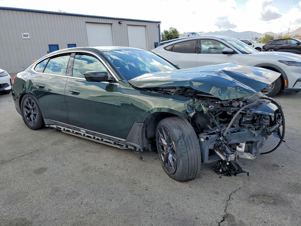 2024 BMW I4 VIN WBY73AW07RFT33632 COPART salvage auction — SIDE, Ca - Dis/Dlr/Exp Only Clean Title, sold $5,900 on 2026-07-23 (photo 4)
