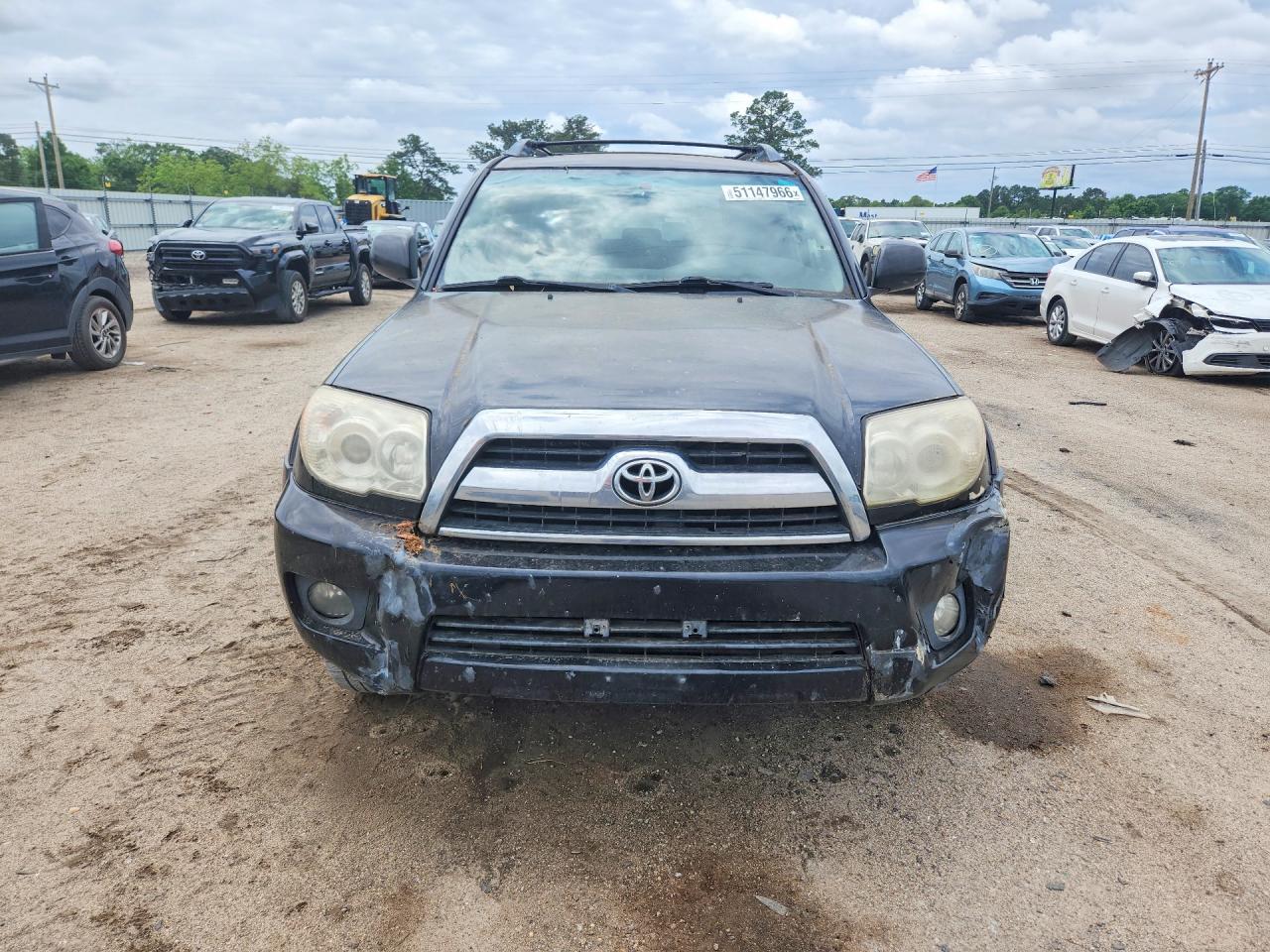 2008 Toyota 4Runner VIN JTEZU14RX8K019872 COPART salvage auction — Rear End, FL - CERT OF TITLE SLVG REBUILDABLE, sold $2,550 on 2026-07-09 (photo 5)