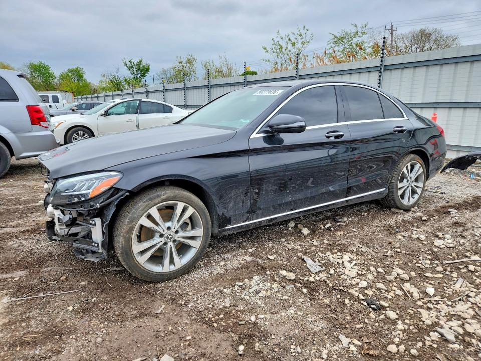 2020 Mercedes-benz C-klasse VIN W1KWF8EB1LR597909 COPART salvage auction — FRONT END, Il - Salvage Certificate, sold $5,800 on 2026-07-08 (photo 1)