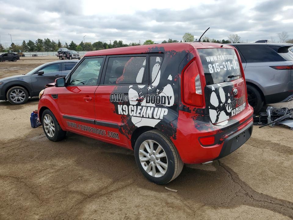 2013 Kia Soul VIN KNDJT2A60D7547972 COPART salvage auction — FRONT END, Il - Salvage Certificate, sold $425 on 2026-07-07 (photo 2)