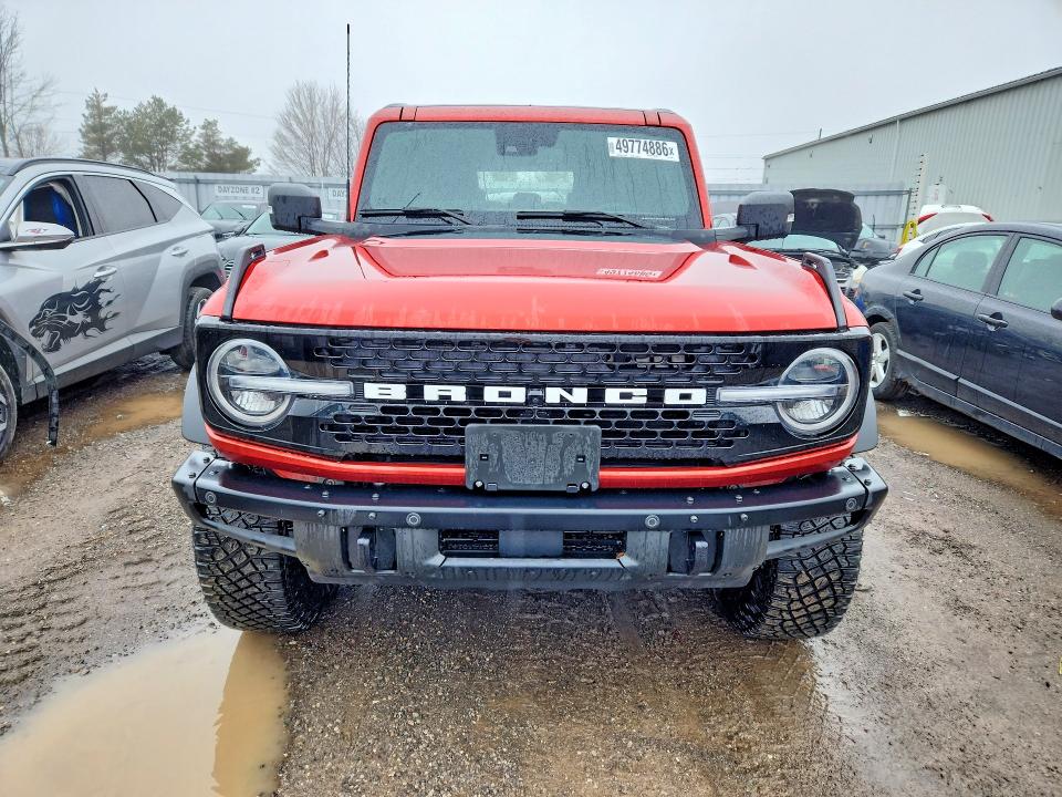 2024 Ford Bronco VIN 1FMEE2BP1RLA13621 COPART salvage auction — REAR END, On - Permit No Brand - Unfit, sold $25,500 on 2026-07-09 (photo 5)