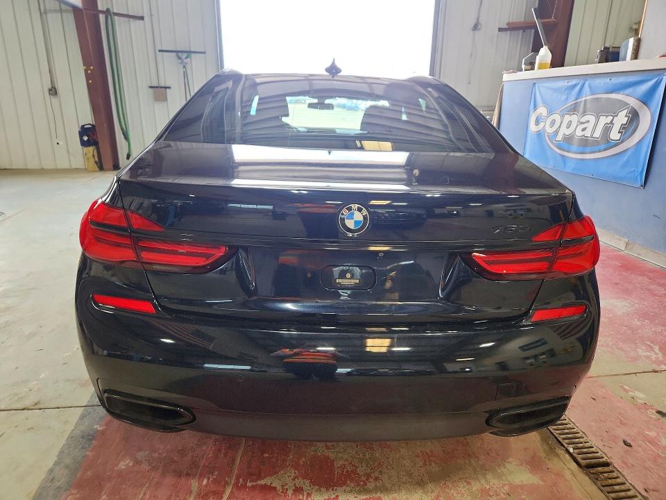 2017 BMW 7er VIN WBA7F2C58HG422064 COPART salvage auction — MECHANICAL, Oh - Certificate Of Title, sold $4,250 on 2026-07-28 (photo 6)