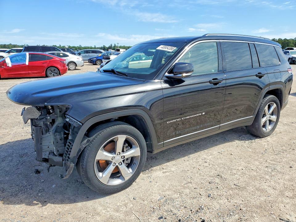 2022 Jeep Grand cherokee l VIN 1C4RJKBGXN8513727 COPART salvage auction — FRONT END, TX - SALVAGE VEHICLE TITLE, sold $8,600 on 2026-07-28 (photo 1)