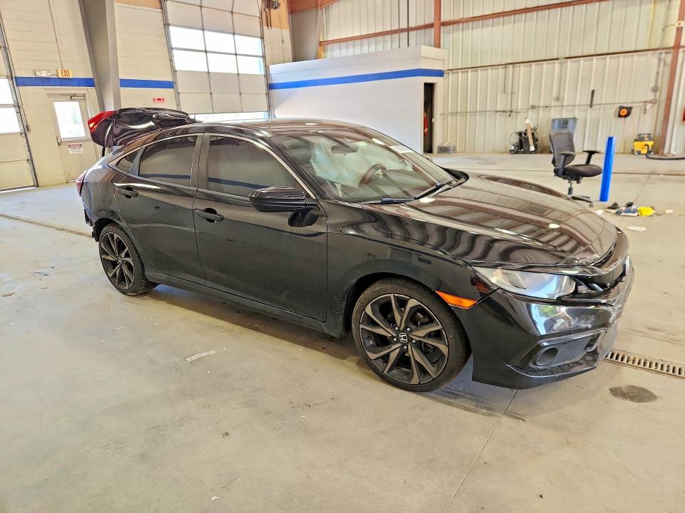 2021 Honda Civic VIN 2HGFC2F8XMH548083 COPART salvage auction — ALL OVER, Va - Cert Of Title - Salvage, sold $1,800 on 2026-07-02 (photo 4)