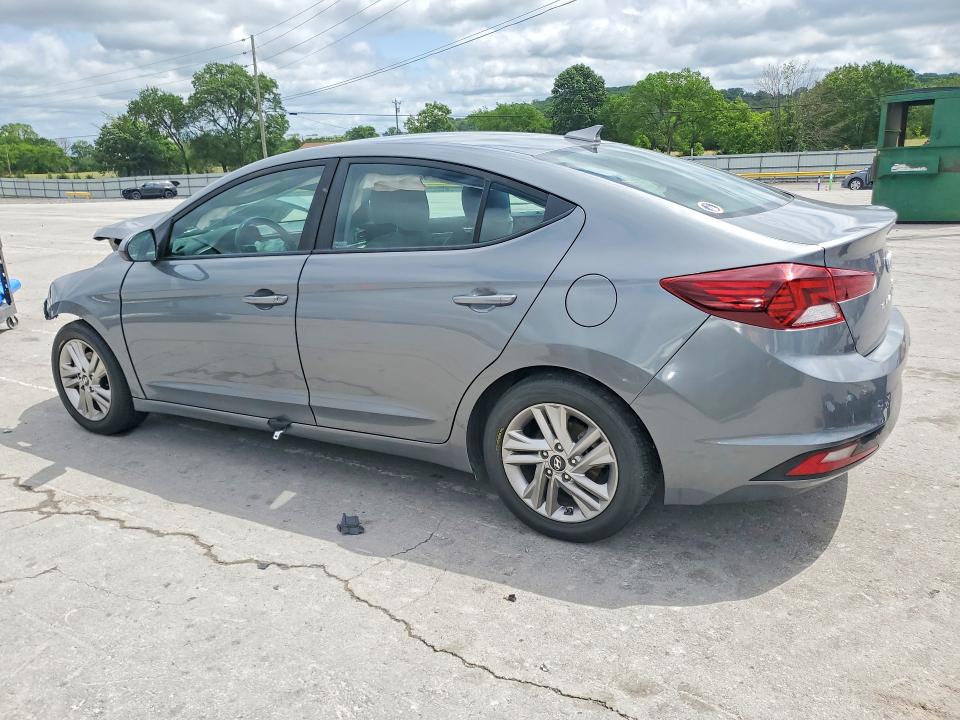 2019 Hyundai Elantra VIN KMHD84LF2KU744207 COPART salvage auction — FRONT END, Tn - Salvage Certificate, sold $625 on 2026-07-20 (photo 2)