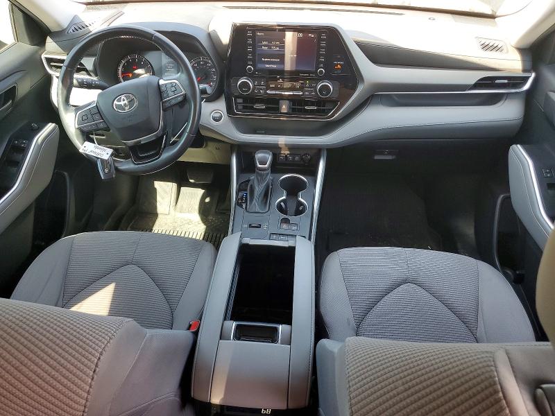 2021 Toyota Highlander VIN 5TDZZRAH4MS060808 COPART salvage auction — FRONT END, Fl - Cert Of Title Slvg Rebuildable, sold $9,200 on 2026-07-08 (photo 8)