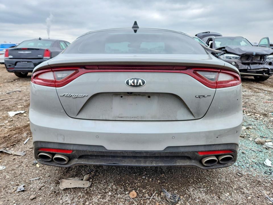 2018 Kia Stinger VIN KNAE45LC5J6036520 COPART salvage auction — FRONT END, Il - Salvage Certificate, sold $3,600 on 2026-07-10 (photo 6)