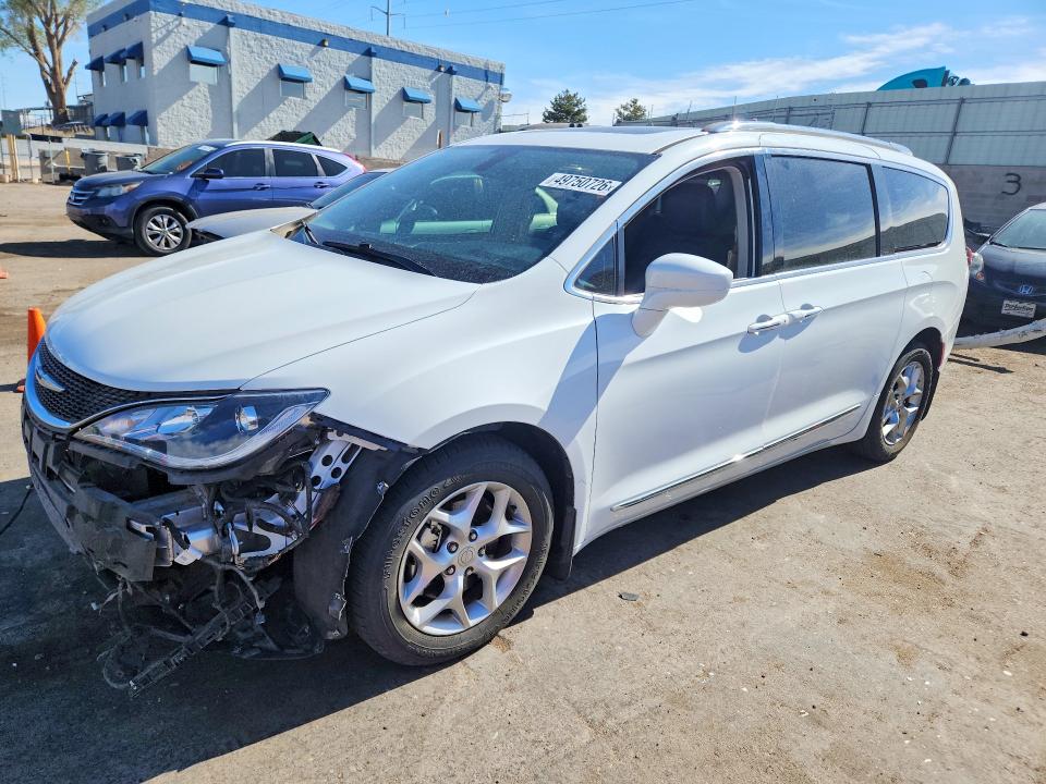 2018 Chrysler Pacifica VIN 2C4RC1EG7JR271302 COPART salvage auction — FRONT END, Nm - Cert Of Title-Salvage, sold $5,900 on 2026-08-24 (photo 1)
