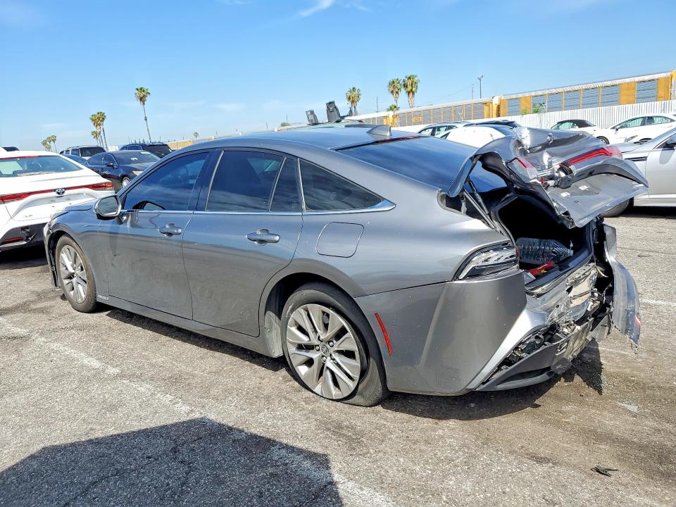 2023 Toyota Mirai VIN JTDAAAAA1PA010331 COPART salvage auction — REAR END, CA - SALVAGE CERTIFICATE, sold $475 on 2026-07-24 (photo 2)