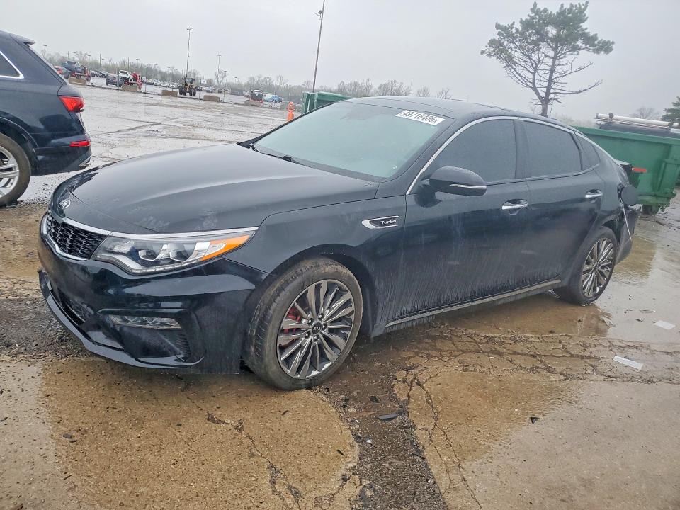 2019 Kia Optima VIN 5XXGV4L23KG349708 COPART salvage auction — REAR END, Salvage Title, sold $2,350 on 2026-07-14 (photo 1)