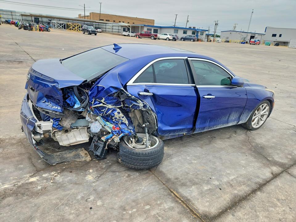 2014 Cadillac Ats VIN 1G6AA5RX6E0171649 COPART salvage auction — ALL OVER, Tx - Salvage Vehicle Title, sold $925 on 2026-07-09 (photo 3)