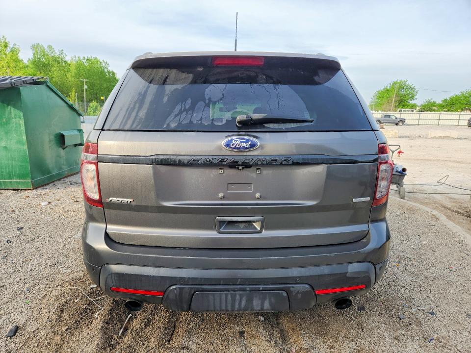 2015 Ford Explorer VIN 1FM5K8GT0FGA99963 COPART salvage auction — REAR END, Ky - Bill Of Sale/Part Only/No Titl, sold $2,300 on 2026-07-02 (photo 6)