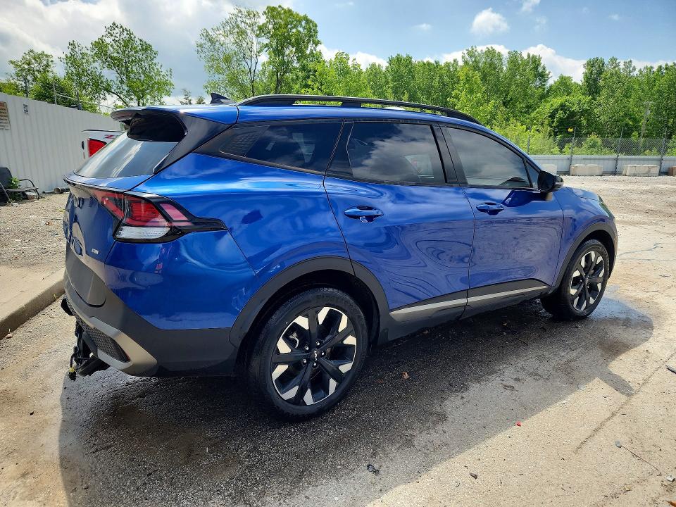 2023 Kia Sportage VIN 5XYK6CAF3PG032893 COPART salvage auction — SIDE, Ky - Cert Of Title-Salvage, sold $7,500 on 2026-07-09 (photo 3)