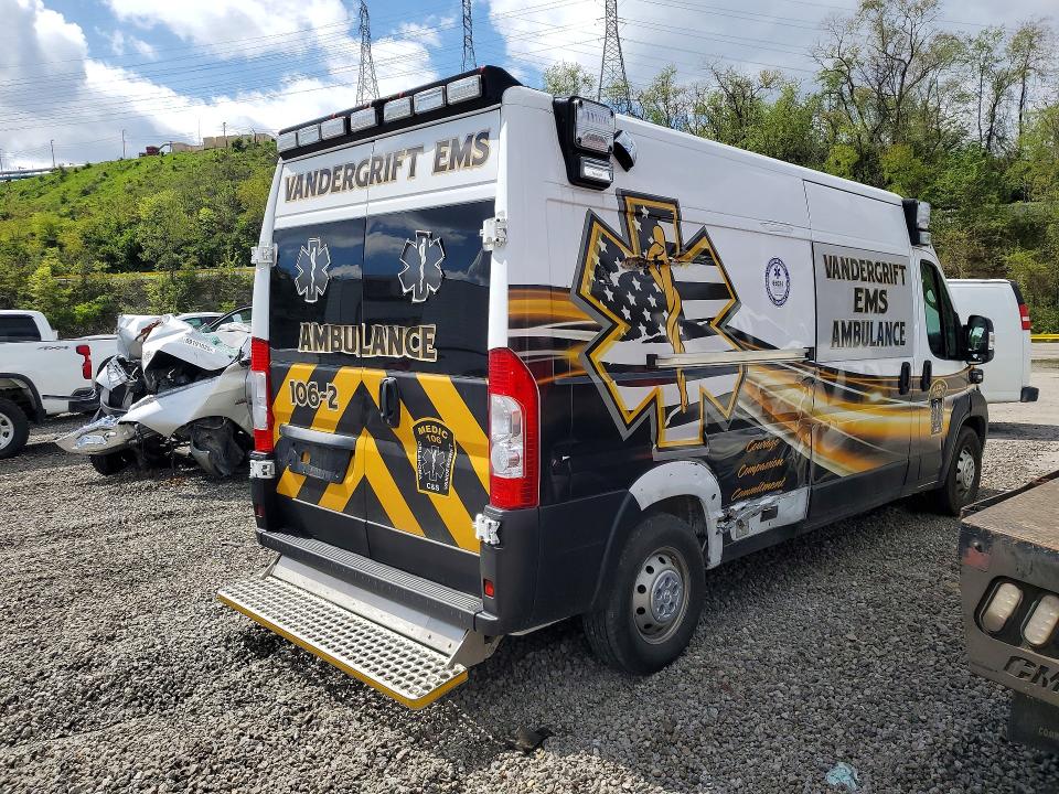 2021 Ram Promaster 3500 VIN 3C6MRVHG3ME529114 COPART salvage auction — SIDE, Pa - Certificate Of Salvage, sold $7,000 on 2026-07-08 (photo 3)