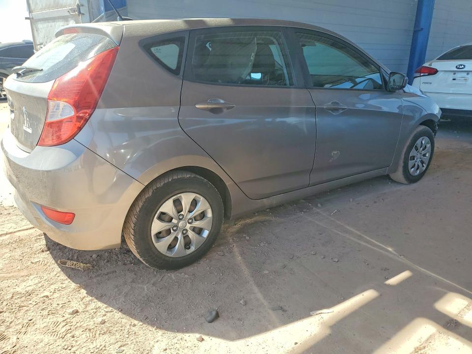 2017 Hyundai Accent VIN KMHCT5AE3HU359256 COPART salvage auction — FRONT END, Salvage Title, sold $1,300 on 2026-07-14 (photo 3)