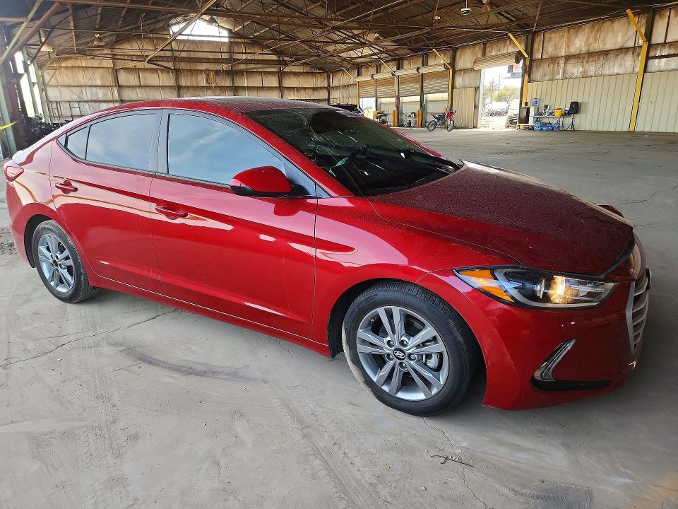 2017 Hyundai Elantra VIN KMHD84LF8HU261605 COPART salvage auction — FRONT END, Id - Salvage Certificate Of Title, sold $2,200 on 2026-07-06 (photo 4)