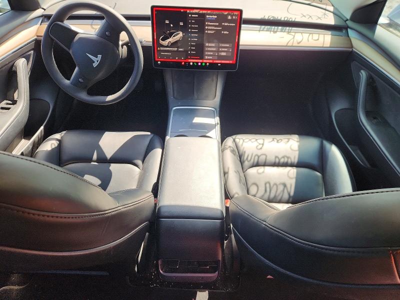 2022 Tesla Model 3 VIN 5YJ3E1EB7NF272293 COPART salvage auction — REAR END, Ga - Cert Of Title-Salvage, sold $9,000 on 2026-07-09 (photo 8)