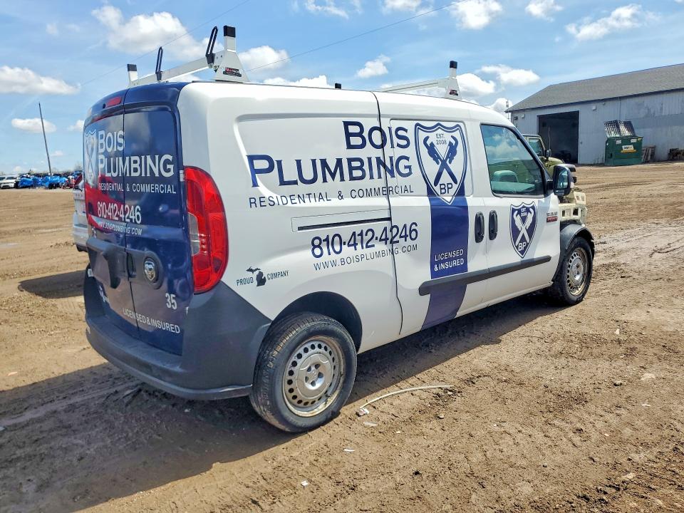 2018 Ram Promaster city VIN ZFBERFAB5J6J96811 COPART salvage auction — FRONT END, Mi - Certificate Of Title, sold $275 on 2026-07-27 (photo 3)