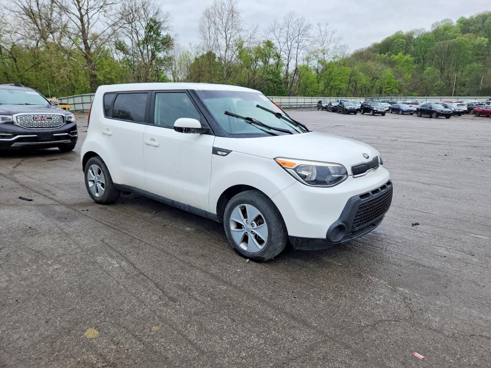 2014 Kia Soul VIN KNDJN2A28E7107099 COPART salvage auction — FRONT END, Pa - Certificate Of Salvage, sold $975 on 2026-07-02 (photo 4)
