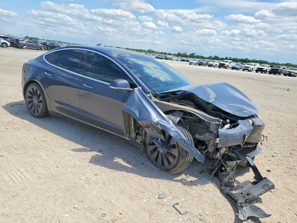 2020 Tesla Model 3 VIN 5YJ3E1ECXLF623610 COPART salvage auction — FRONT END, Tx - Salvage Vehicle Title, sold $3,150 on 2026-07-23 (photo 4)
