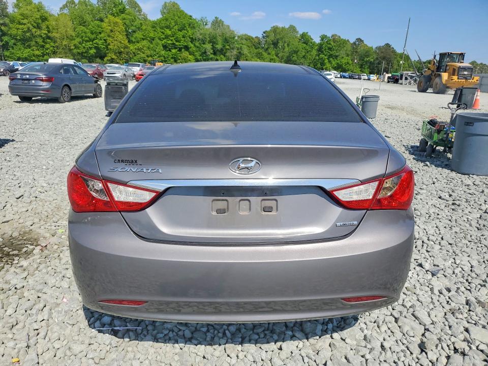 2012 Hyundai Sonata VIN 5NPEC4AC0CH384074 COPART salvage auction — MECHANICAL, Nc - Salvage Certificate Of Title, sold $650 on 2026-07-08 (photo 6)