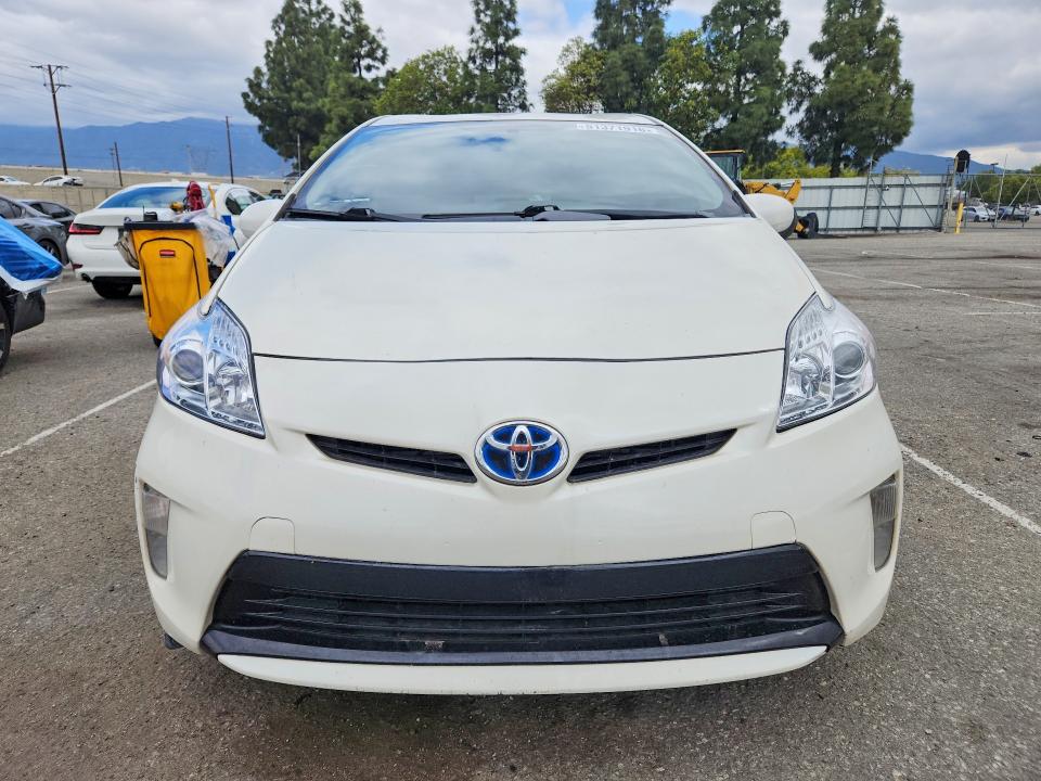 2015 Toyota Prius VIN JTDKN3DU1F0468644 COPART salvage auction — FRONT END, Ca - Salvage Certificate, sold $2,700 on 2026-07-30 (photo 5)