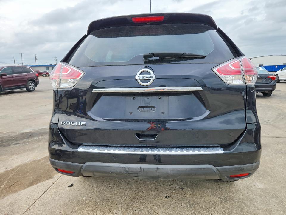 2016 Nissan Rogue VIN KNMAT2MT1GP669312 COPART salvage auction — FRONT END, Tx - Salvage Vehicle Title, sold $350 on 2026-07-09 (photo 6)