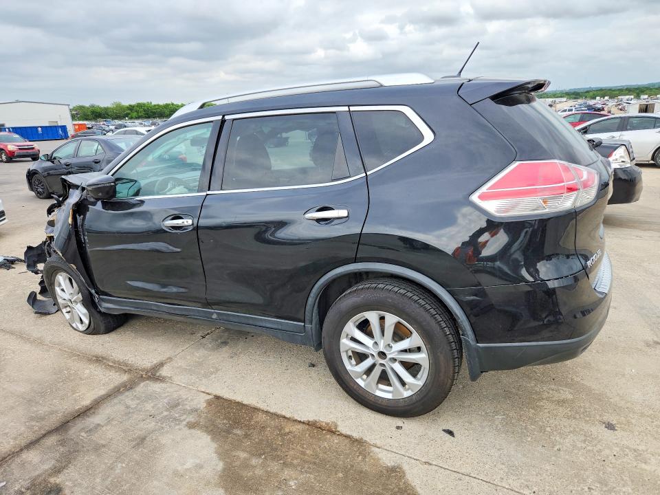 2016 Nissan Rogue VIN KNMAT2MT1GP669312 COPART salvage auction — FRONT END, Tx - Salvage Vehicle Title, sold $350 on 2026-07-09 (photo 2)