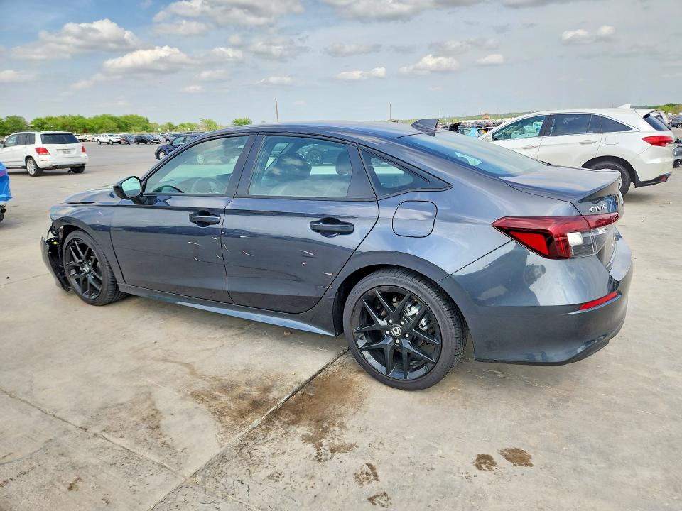 2025 Honda Civic VIN 2HGFE2F51SH576626 COPART salvage auction — FRONT END, Tx - Certificate Of Title, sold $8,100 on 2026-07-02 (photo 2)