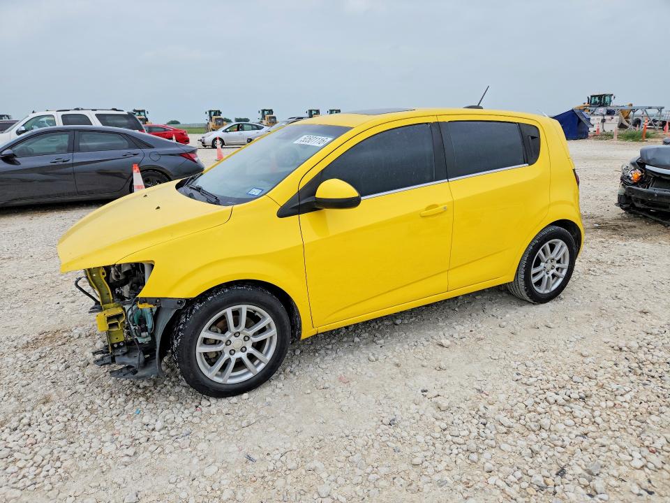 2015 Chevrolet SONIC VIN 1G1JC6SH2F4178990 COPART salvage auction — FRONT END, Tx - Salvage Vehicle Title, sold $925 on 2026-07-02 (photo 1)