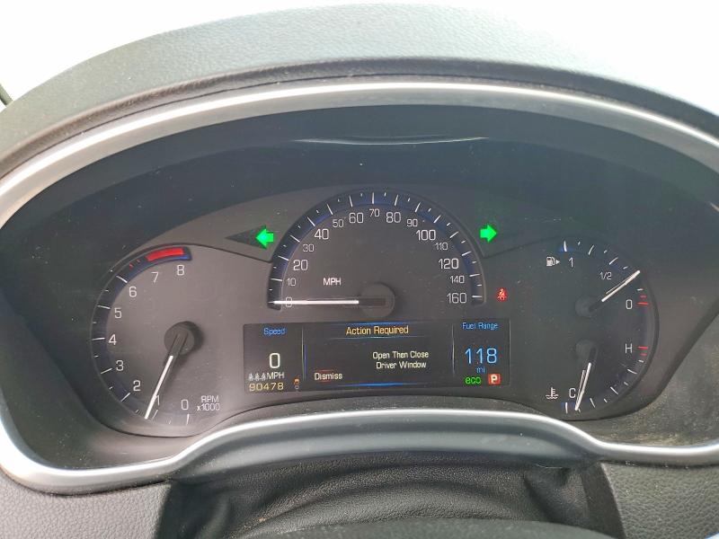 2013 Cadillac Srx VIN 3GYFNCE39DS559829 COPART salvage auction — FRONT END, Il - Salvage Certificate, sold $1,650 on 2026-07-03 (photo 9)