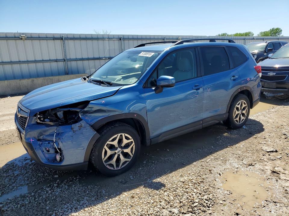 2021 Subaru Forester VIN JF2SKAJC1MH410350 COPART salvage auction — FRONT END, Mo - Salvage Certificate Of Title, sold $6,700 on 2026-07-07 (photo 1)