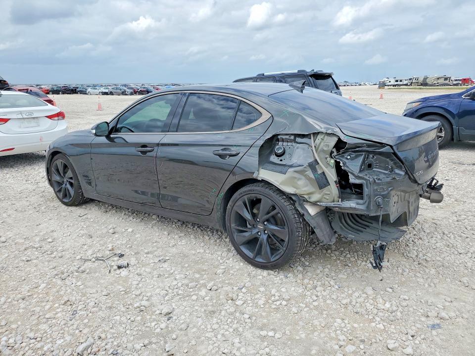 2023 Genesis VIN KMTG34TA5PU123170 COPART salvage auction — REAR END, Tx - Salvage Vehicle Title, sold $8,600 on 2026-07-02 (photo 2)