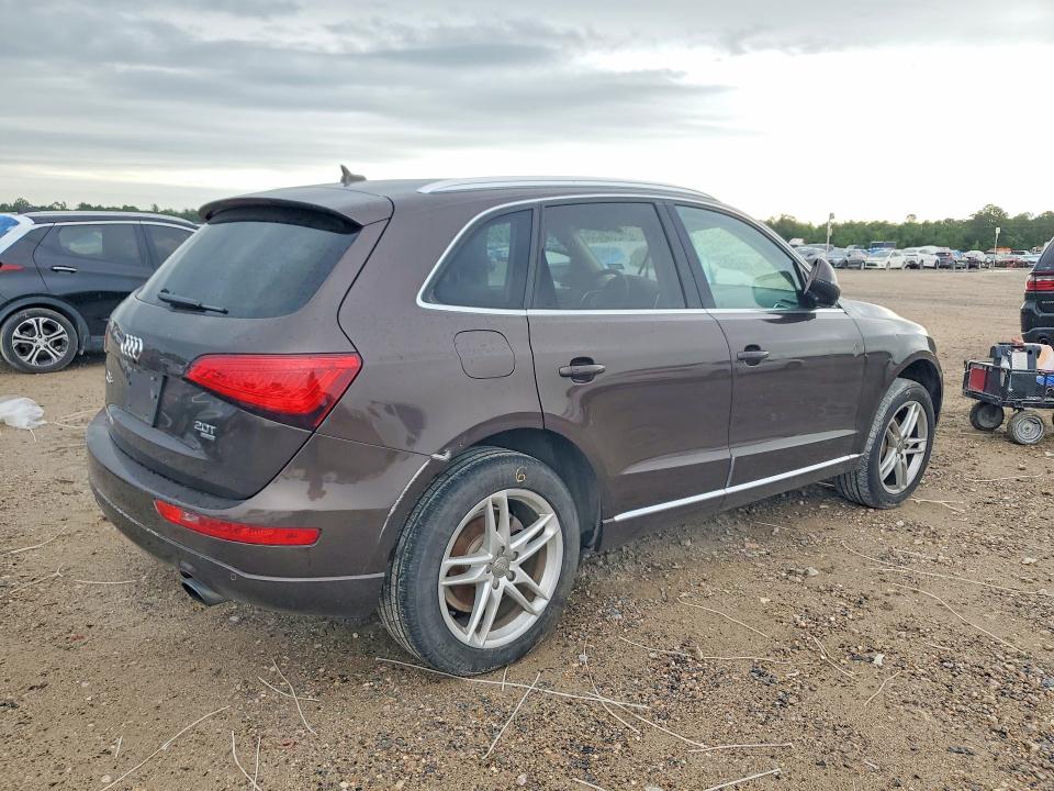 2014 Audi Q5 VIN WA1LFAFP9EA019230 COPART salvage auction — FRONT END, Tx - Salvage Vehicle Title, sold $1,050 on 2026-07-24 (photo 3)