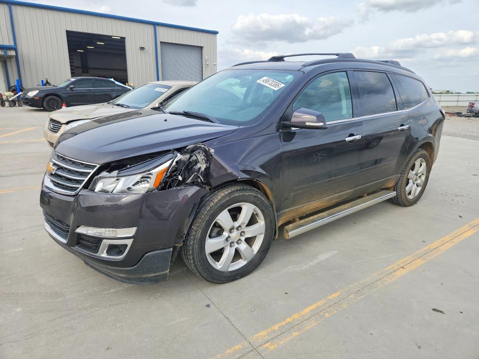 2017 Chevrolet Traverse VIN 1GNKVGKD3HJ267939 COPART salvage auction — FRONT END, IN - CERT OF TITLE-SALVAGE TITLE, sold $2,100 on 2026-07-02 (photo 1)