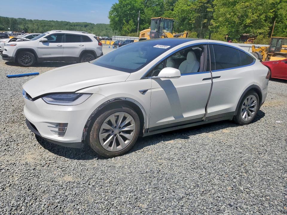 2020 Tesla Model x VIN 5YJXCAE22LF271752 COPART salvage auction — FRONT END, Nc - Salvage Certificate Of Title, sold $10,500 on 2026-07-09 (photo 1)