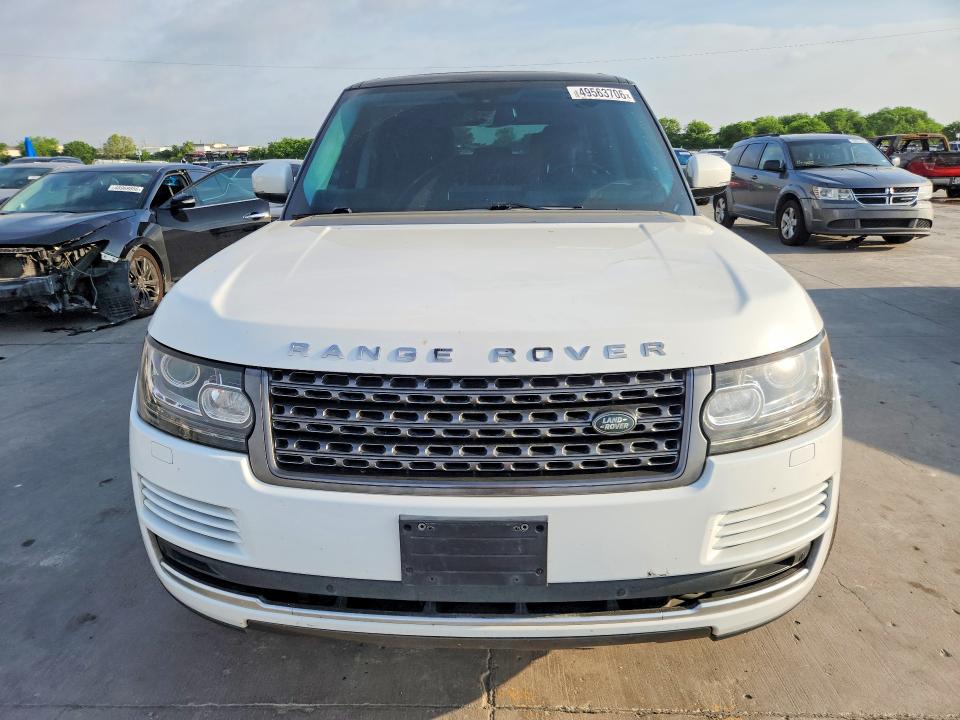2015 Land rover RANGE ROVER VIN SALGR2VF0FA241727 COPART salvage auction — MECHANICAL, Tx - Salvage Vehicle Title, sold $4,850 on 2026-07-09 (photo 5)