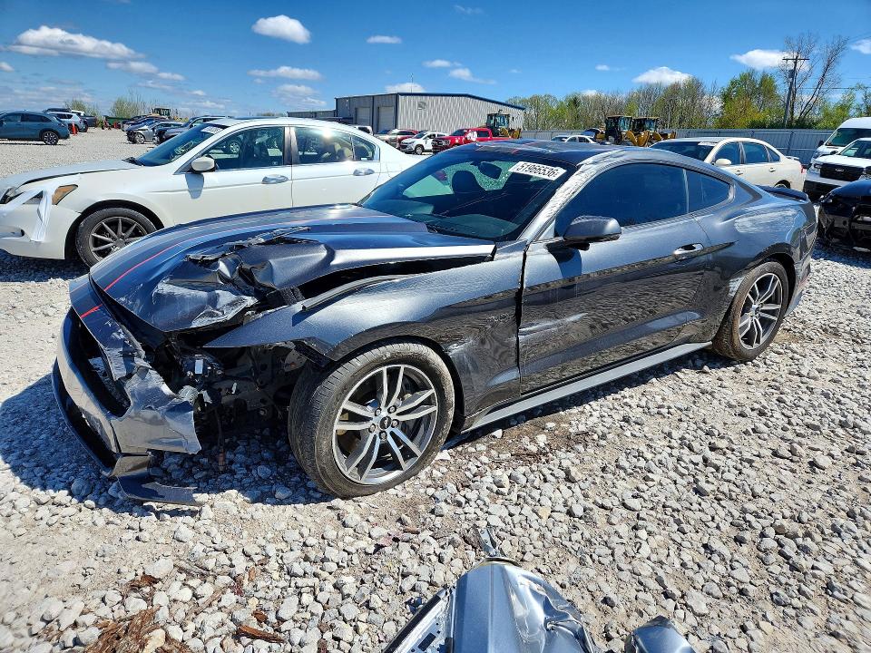 2017 Ford Mustang VIN 1FA6P8CFXH5303506 COPART salvage auction — FRONT END, Mi - Certificate Of Title, sold $5,700 on 2026-07-11 (photo 1)