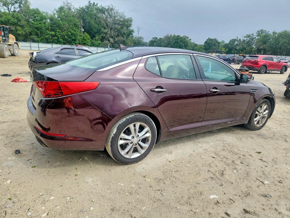 2013 Kia Optima VIN 5XXGN4A7XDG227316 COPART salvage auction — SIDE, FL - CERT OF TITLE SLVG REBUILDABLE, sold $625 on 2026-07-27 (photo 3)