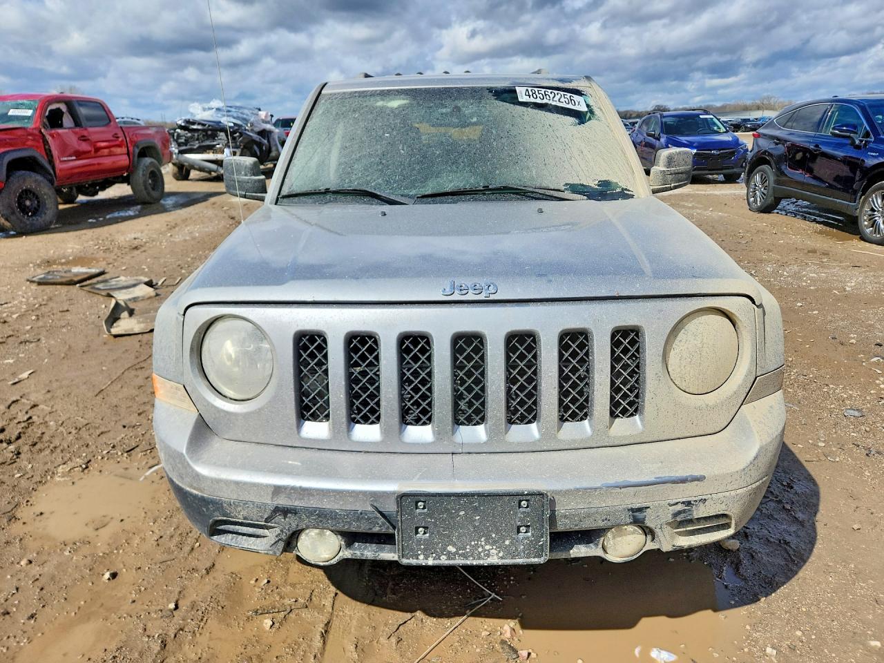 2017 Jeep Patriot VIN 1C4NJRBB0HD181711 COPART salvage auction — Front End, KS - CERT OF TITLE-SALVAGE, sold $700 on 2026-07-09 (photo 5)