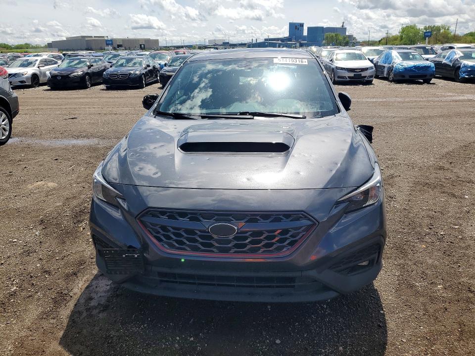 2022 Subaru Wrx VIN JF1VBAF60N9028701 COPART salvage auction — HAIL, Ia - Cert Of Title-Salvage Title, sold $12,300 on 2026-07-31 (photo 5)