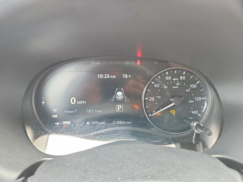2024 Nissan Kicks VIN 3N1CP5CV7RL562154 COPART salvage auction — FRONT END, Tx - Salvage Vehicle Title, sold $4,550 on 2026-07-09 (photo 9)